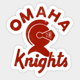 Defunct Omaha Knights Hockey 1959 Sticker